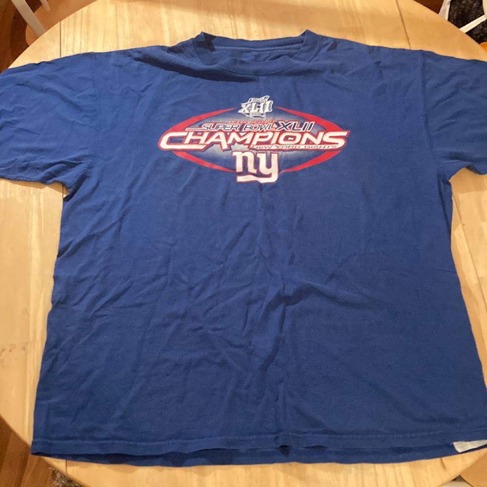 2008 SUPER BOWL CHAMPIONS NY GIANTS MENS XL